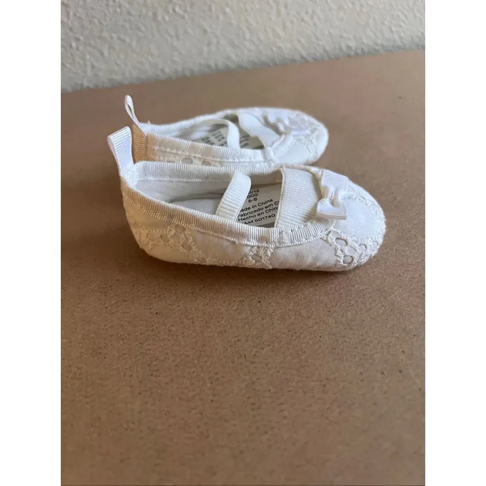 H&M and Carters Baby embroidered shoes size